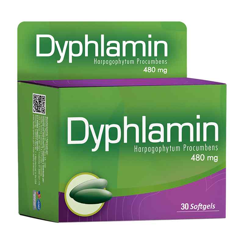 Dyphlamin 480 mg x 30 Softgels(Anti-inflamatorio)Healthy America