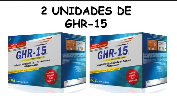 GHR 15 EFERVESCENTE X2CAJAS