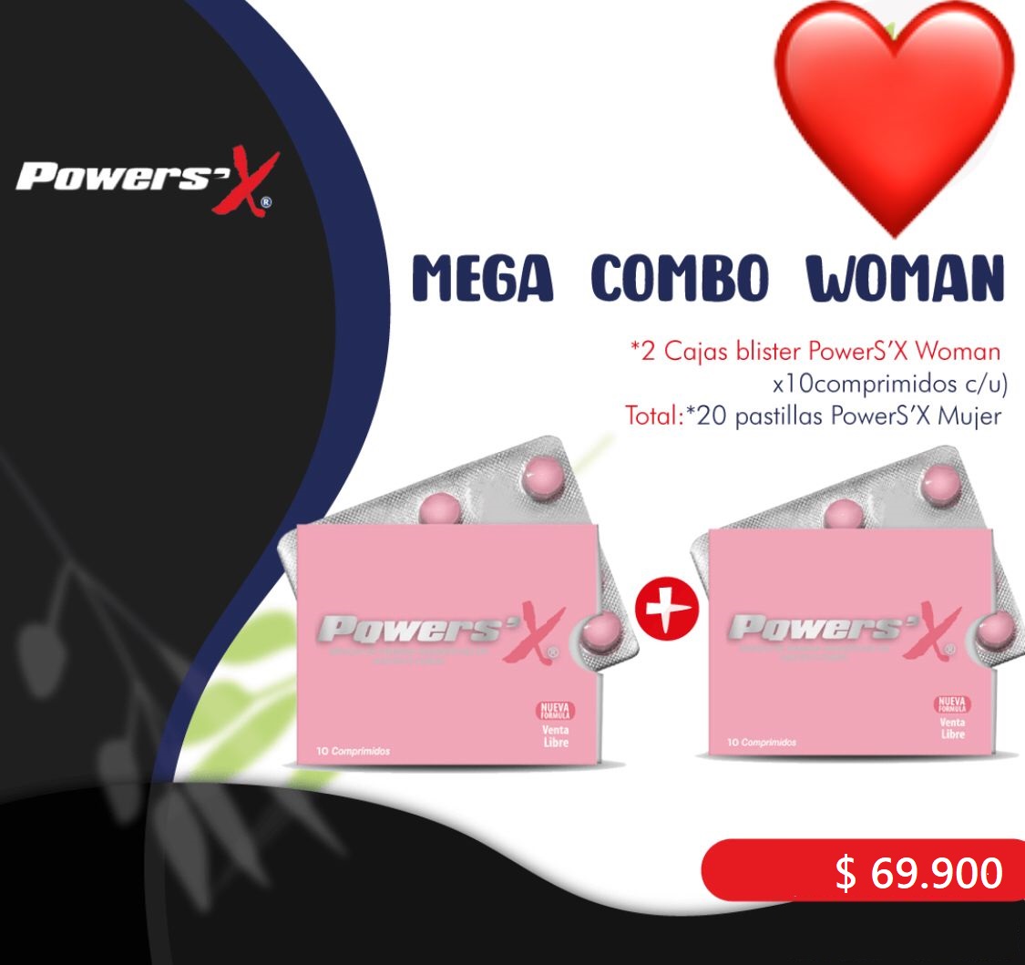Powers´X Mujeres X20Tabletas