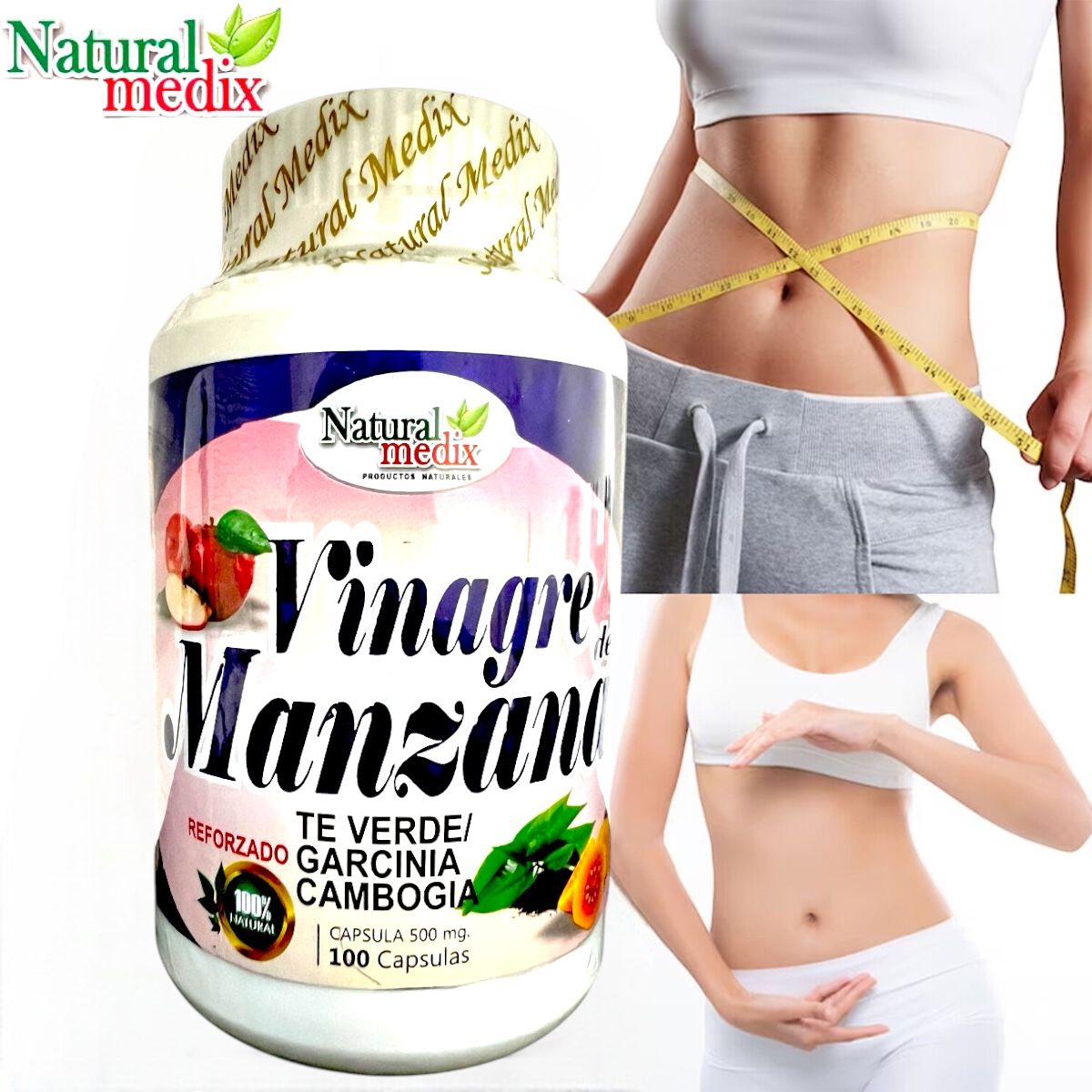 Vinagre de Manzana Natural Medix