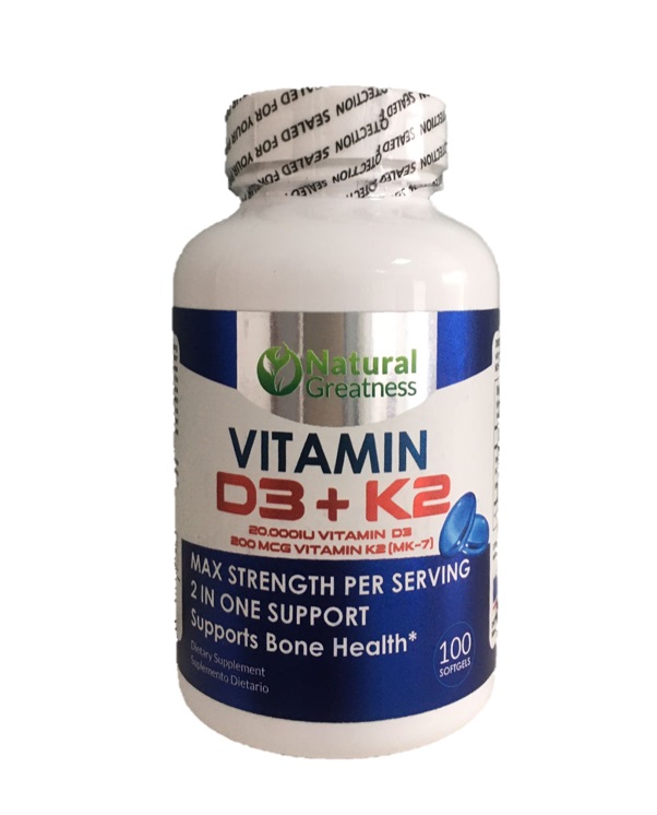 Vitamina D3 20.000 IU + K2 200