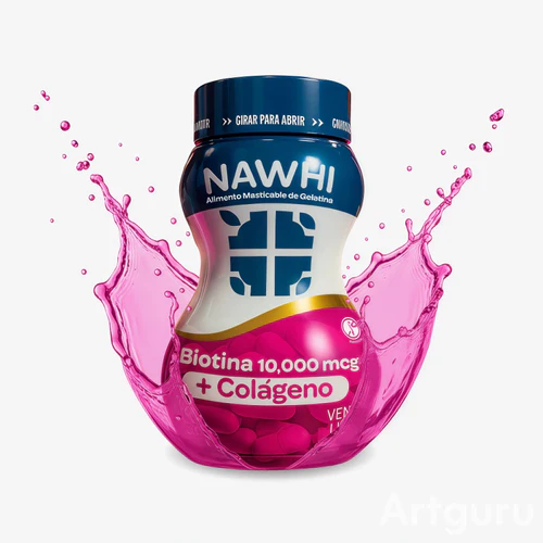 Biotina + Colágeno 10.000 mcg