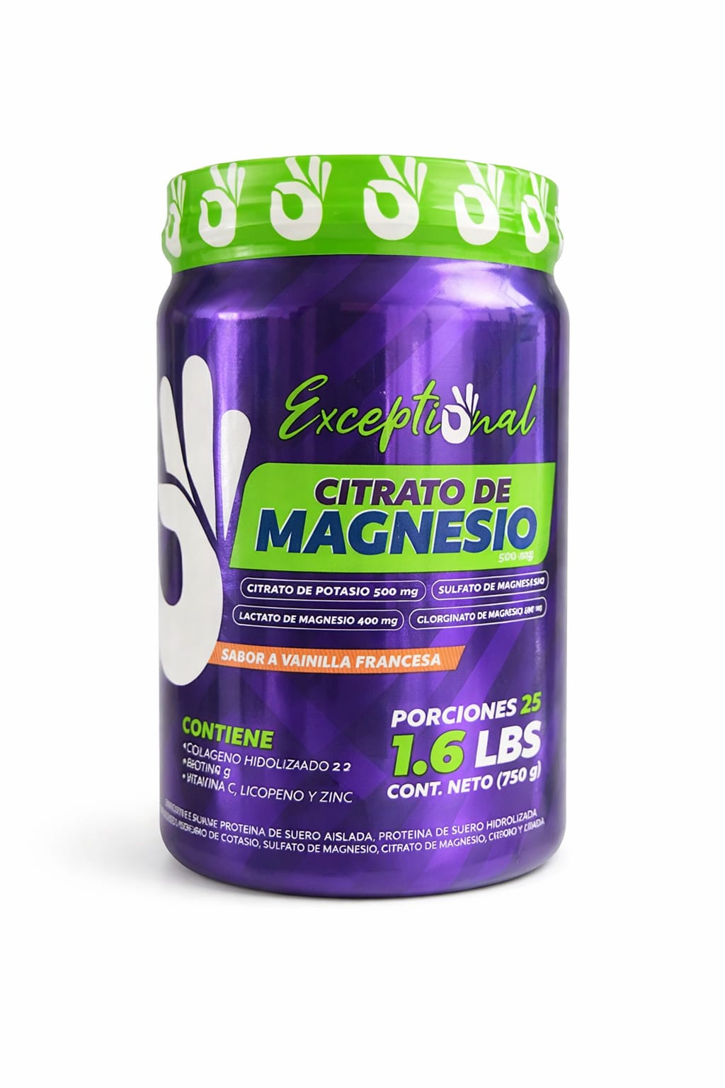 Citrato de Magnesio 750gr Exceptional